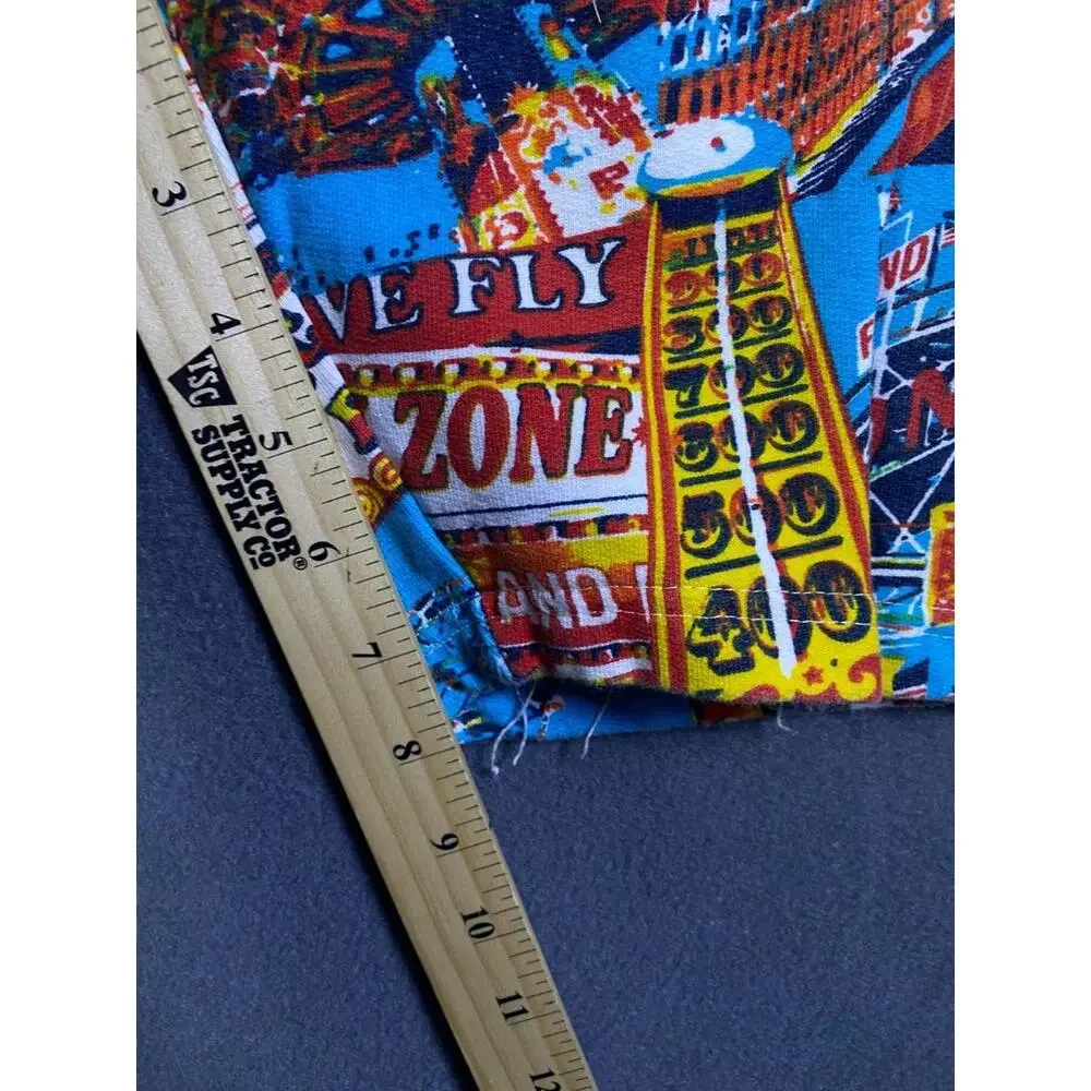 Men's Streetwear Born Fly Loopback Shorts XL 32x8 Drawstring Coney Island Fair - Picture 7 of 12